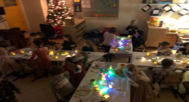 Kerst diner in groep 3A